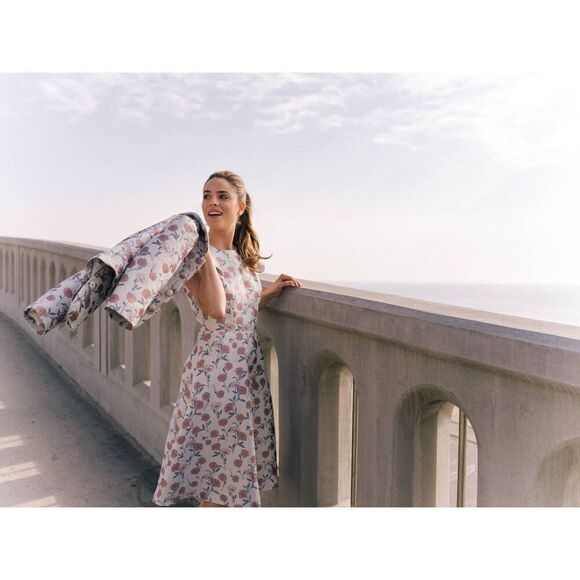 Gal Meets Glam Lola Dancing Daisy Jacquard Jacket 10 - Picture 10 of 10